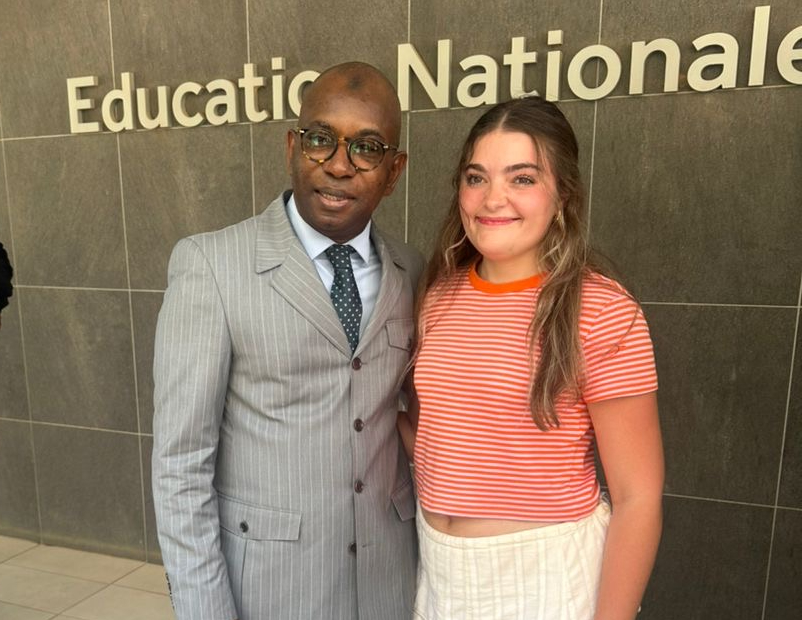 Man and  college student