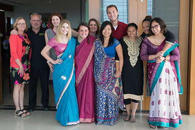 Student group in India