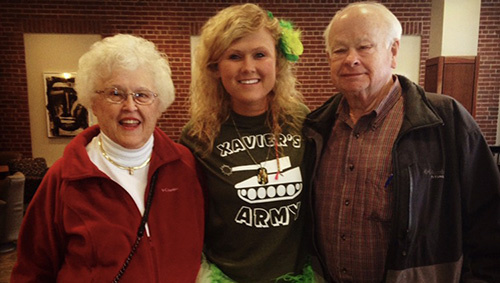 Jocelyn with her grandparents