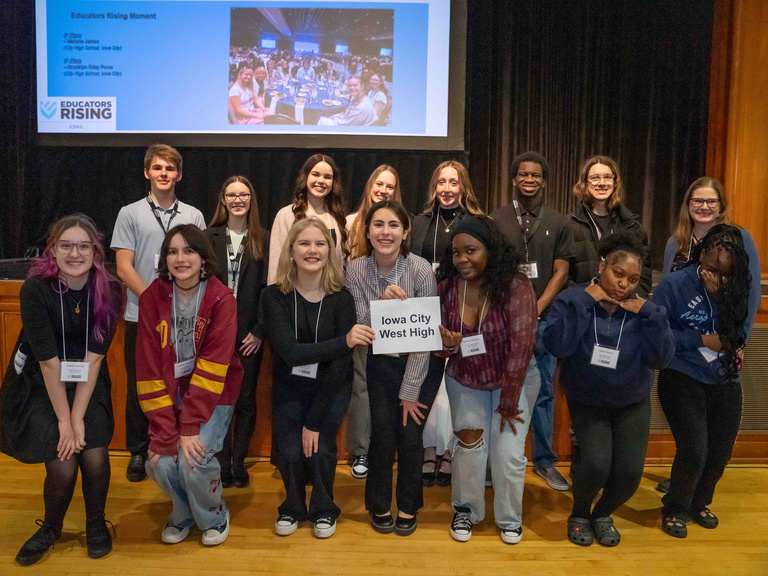 West High students at the 2026 Educators Rising State Conference & Competition