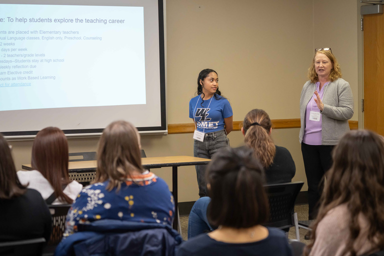 Students presenting at the 2026 Educators Rising State Conference & Competition