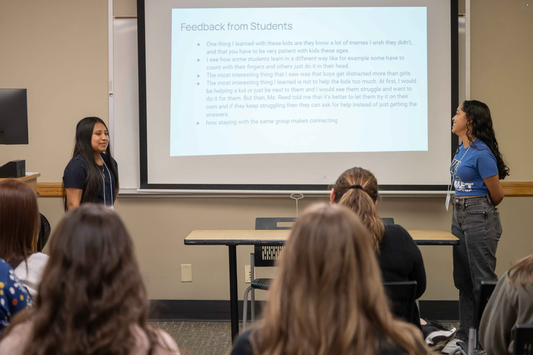 Students presenting at the 2026 Educators Rising State Conference & Competition