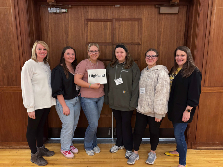 Highland students at the 2026 Educators Rising State Conference & Competition