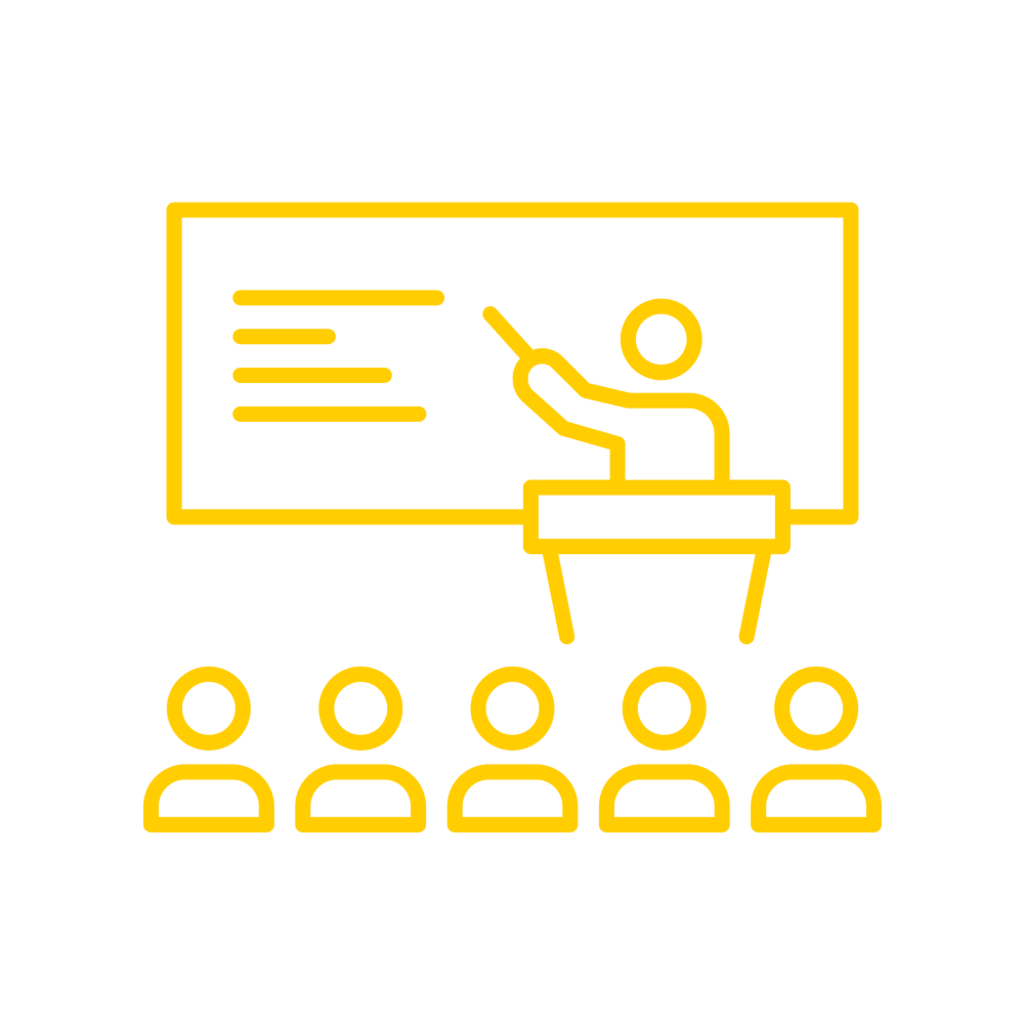 icon for learning in a classroom 