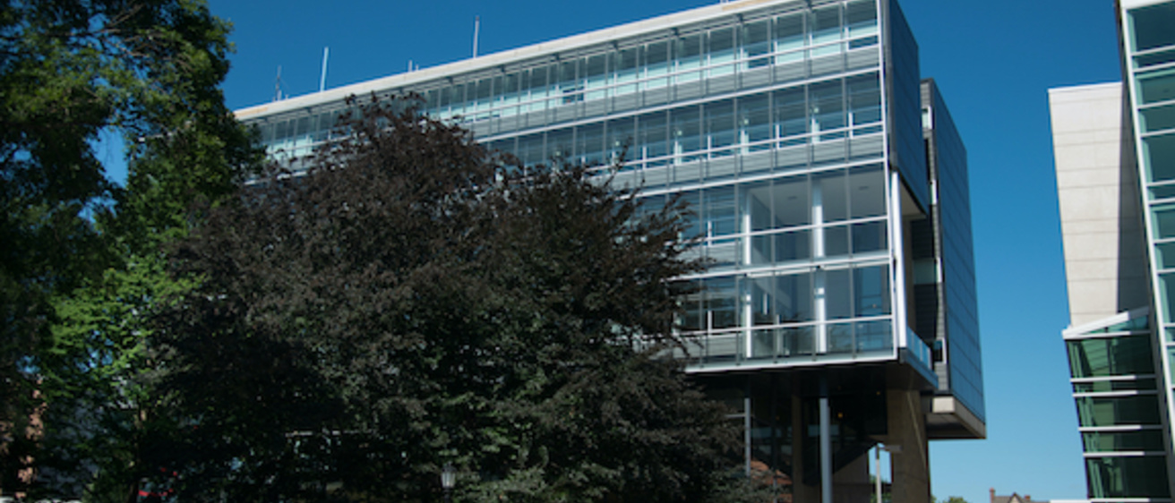 Daytime image of Belin-Blank building