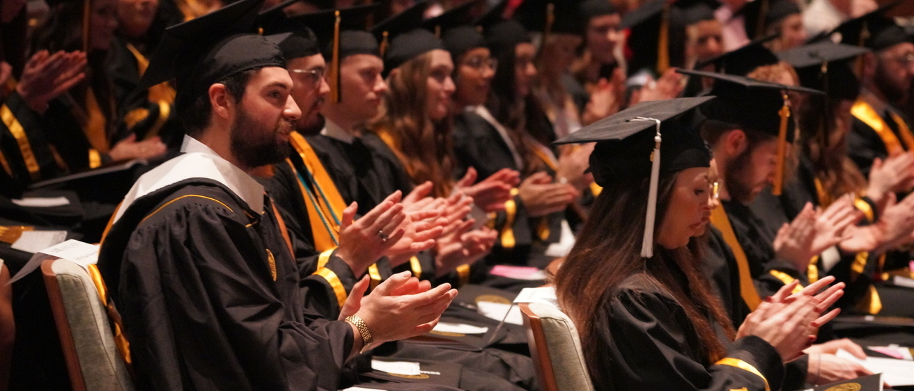 Graduation ceremony participants