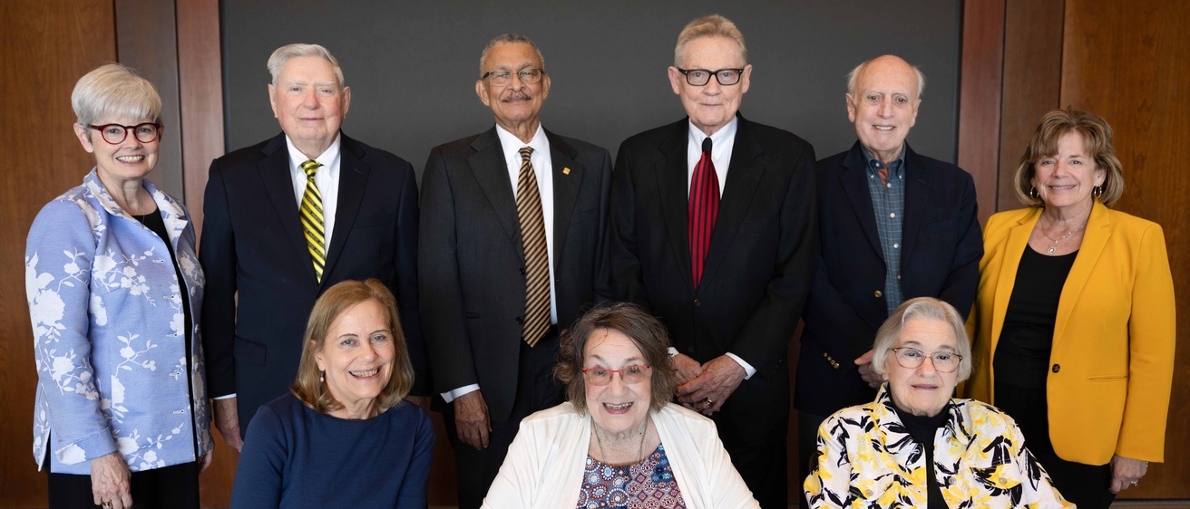 A group photo of honorees for the Eight Over 80 award