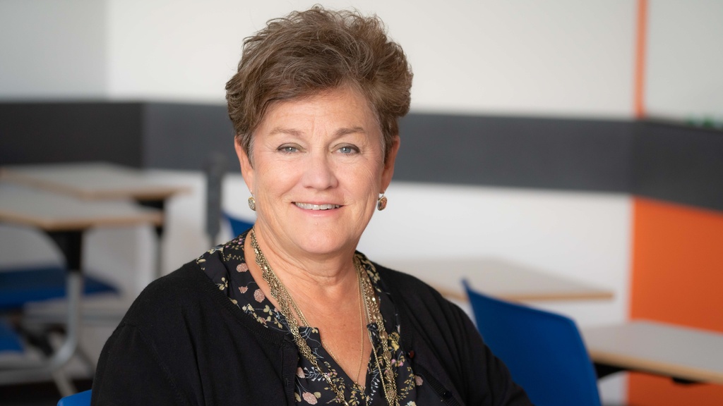 Lisa Kieffer-Haverkamp sits for a photo portrait.